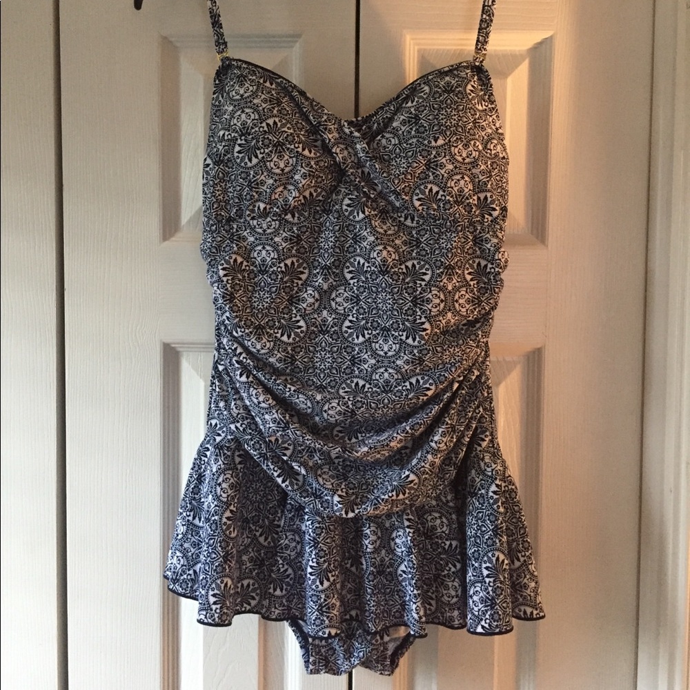 One piece ruched swimsuit